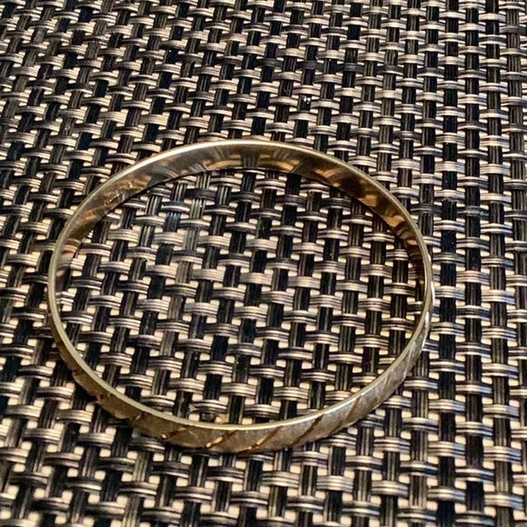 Monet Gold Tone Bangle Bracelet